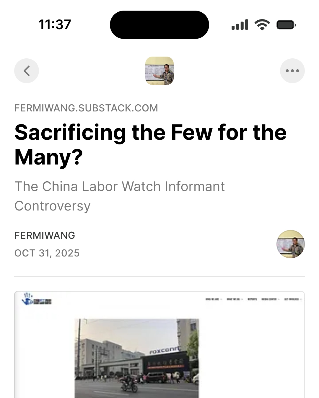 Sacrificing the Few for the Many